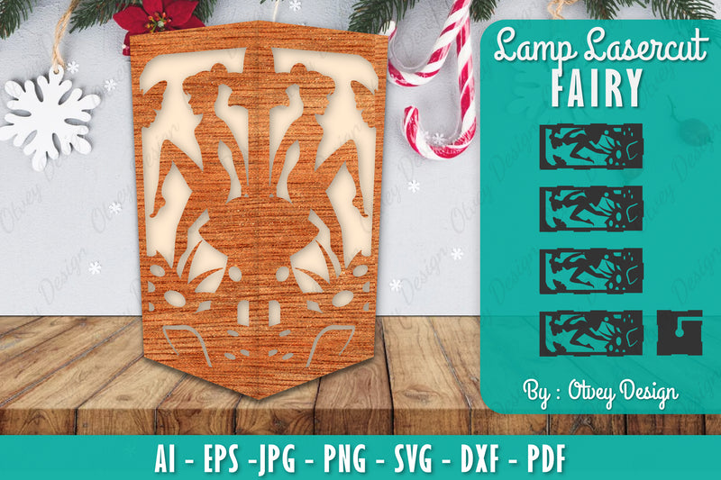 Fairy Lamp Lasercut SVG Bundle 12 - CraftNest - Digital Crafting and Art