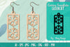 Snowflake Earring Lasercut SVG Bundle