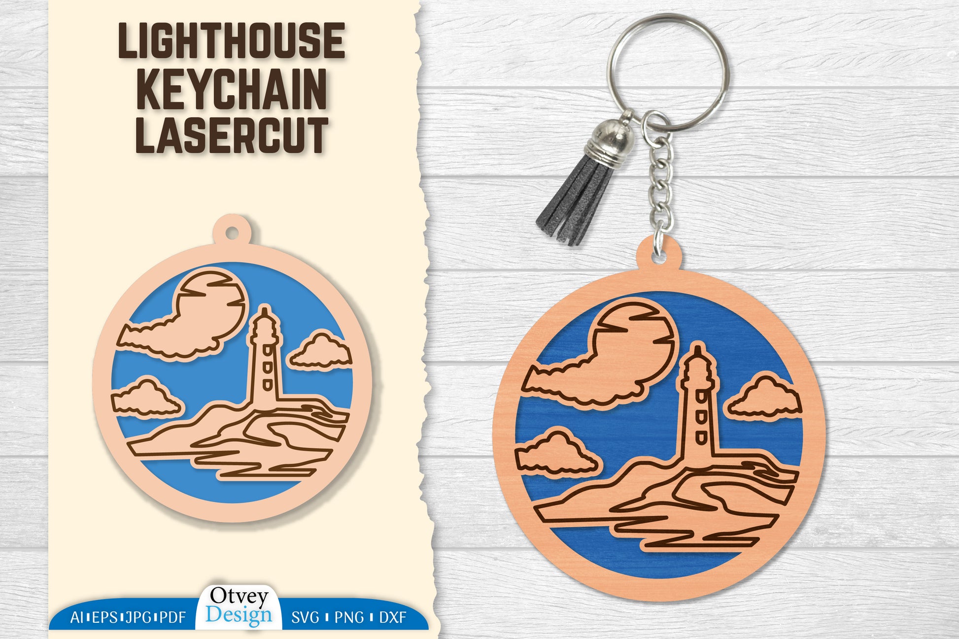 Lighthouse Lasercut Ornament SVG Bundle 9 - CraftNest - Digital Crafting and Art