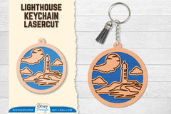 Lighthouse Lasercut Ornament SVG Bundle 9 - CraftNest - Digital Crafting and Art