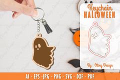 Keychain Halloween Lasercut SVG Bundle 25 - CraftNest - Digital Crafting and Art