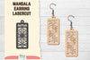 Earring Mandala Lasercut SVG Bundle