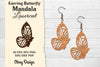 Earring Butterfly Mandala Lasercut SVG Bundle