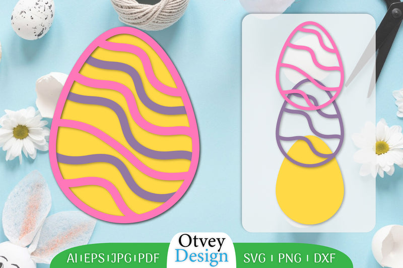 Easter Eggs SVG Bundle 3 - CraftNest - Digital Crafting and Art