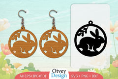 Earring Rabbit Lasercut SVG Bundle 31 - CraftNest - Digital Crafting and Art