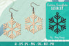 Snowflake Earring Lasercut SVG Bundle