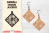 Earring Mandala Lasercut SVG Bundle