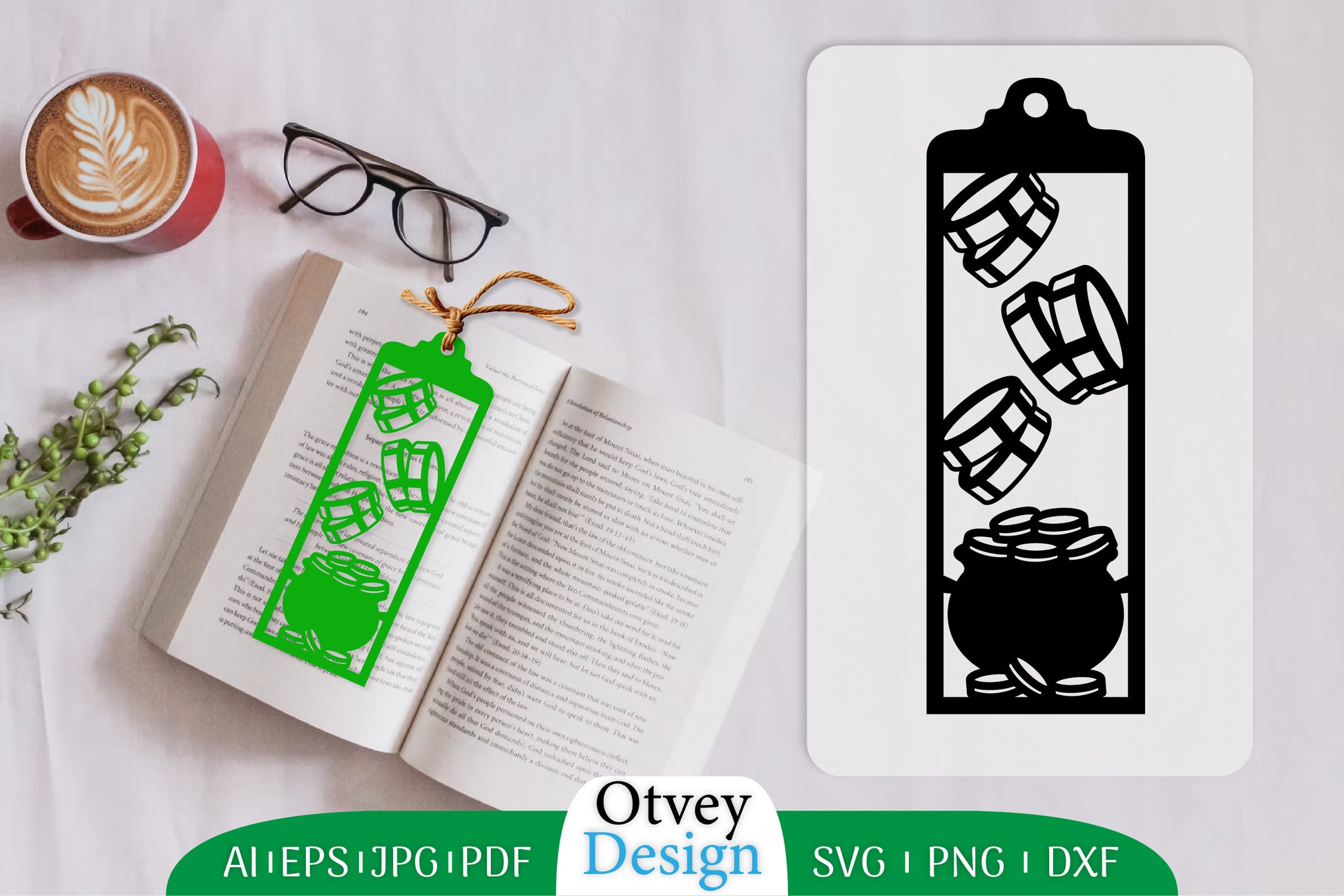 St. Patrick's Day Bookmark SVG Bundle 11 - CraftNest - Digital Crafting and Art