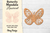 Butterfly Mandala Lasercut SVG Bundle