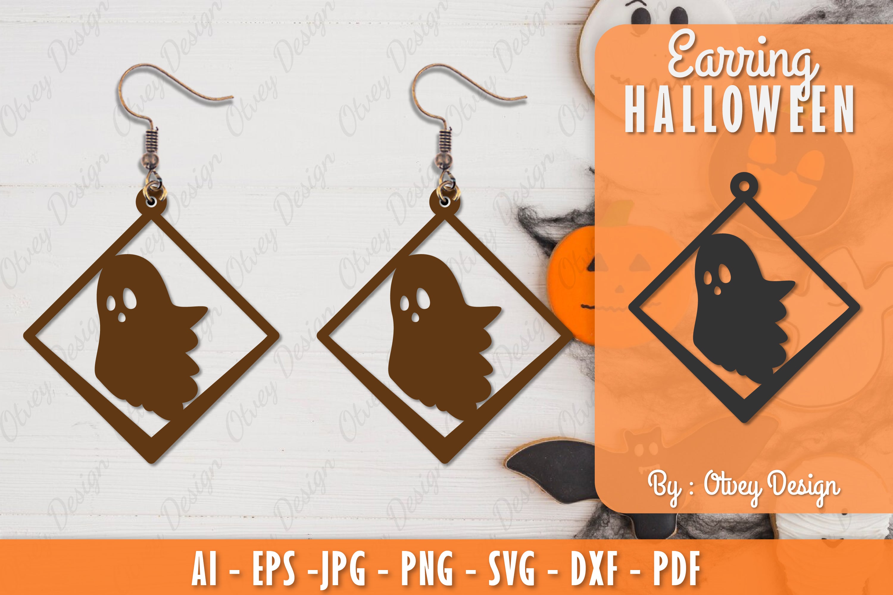 Earring Halloween Lasercut SVG Bundle 227 - CraftNest - Digital Crafting and Art