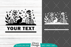Easter Bunny Garden Scene SVG Bundle 12 - CraftNest - Digital Crafting and Art