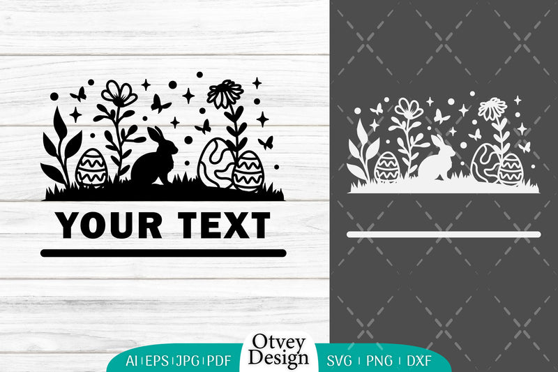 Easter Bunny Garden Scene SVG Bundle 12 - CraftNest - Digital Crafting and Art