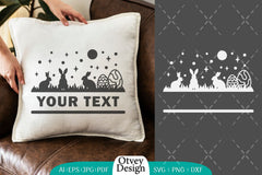 Easter Bunny Scene in Garden SVG Bundle 4 - CraftNest - Digital Crafting and Art