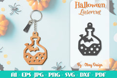 Keychain Halloween Lasercut SVG Bundle 1911 - CraftNest - Digital Crafting and Art