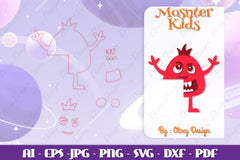 Monster Kids Corner Door Lasercut SVG Bundle 5 - CraftNest - Digital Crafting and Art
