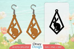 Earring Rabbit Lasercut SVG Bundle 59 - CraftNest - Digital Crafting and Art