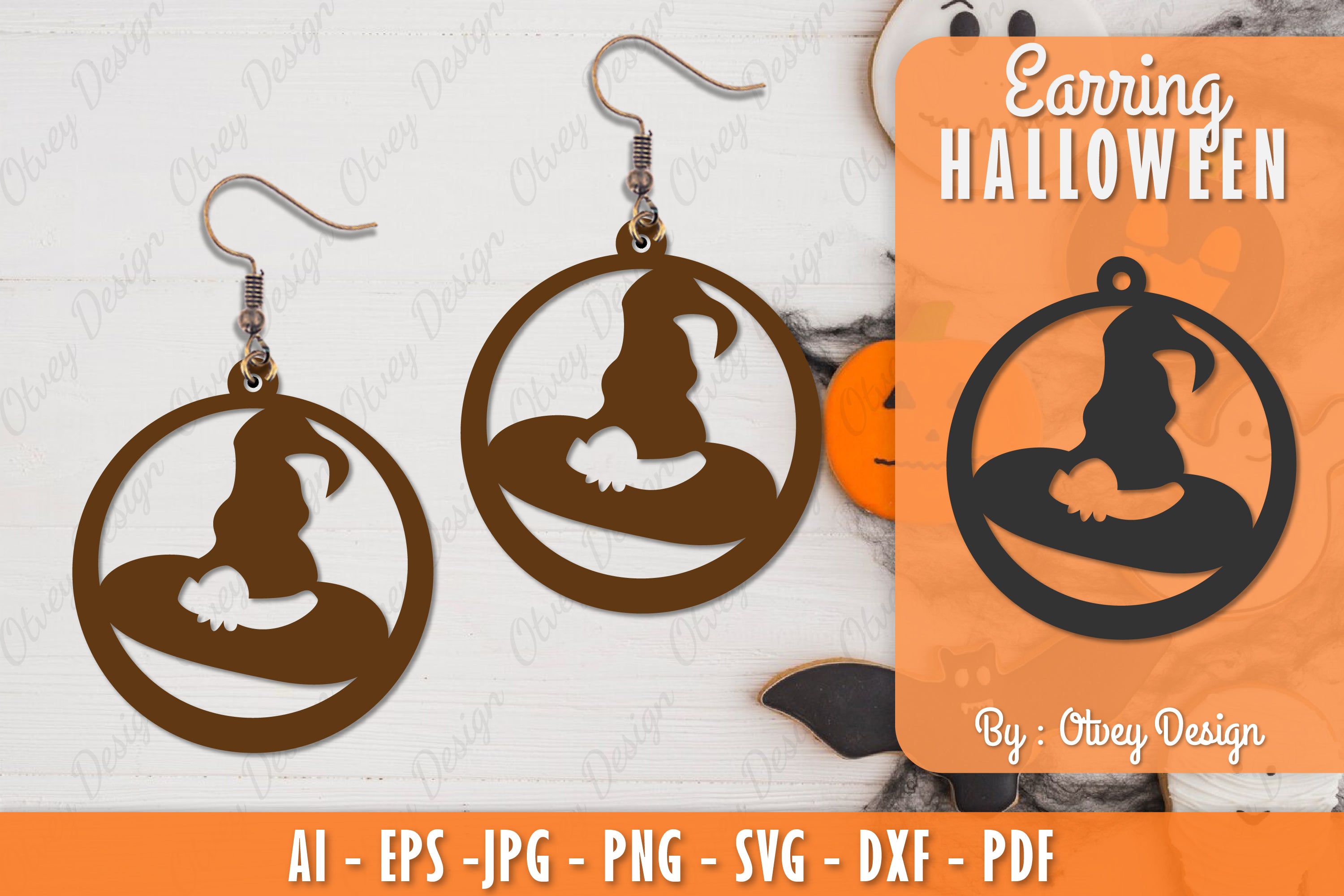 Earring Halloween Lasercut SVG Bundle 200 - CraftNest - Digital Crafting and Art
