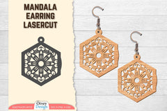 Earring Mandala Lasercut SVG Bundle 52 - CraftNest - Digital Crafting and Art