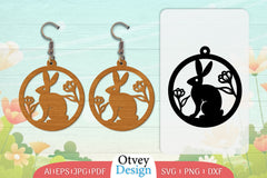 Earring Rabbit Lasercut SVG Bundle 32 - CraftNest - Digital Crafting and Art