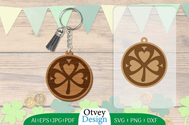 St Patrick's Day Keychain SVG Bundle 30 - CraftNest - Digital Crafting and Art