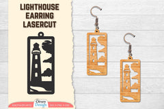 Lighthouse Earring Lasercut SVG Bundle 44 - CraftNest - Digital Crafting and Art