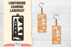 Lighthouse Earring Lasercut SVG Bundle