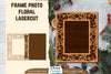 Floral Lasercut Frame Photo SVG Bundle
