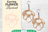 Earring Flower Lasercut SVG Bundle