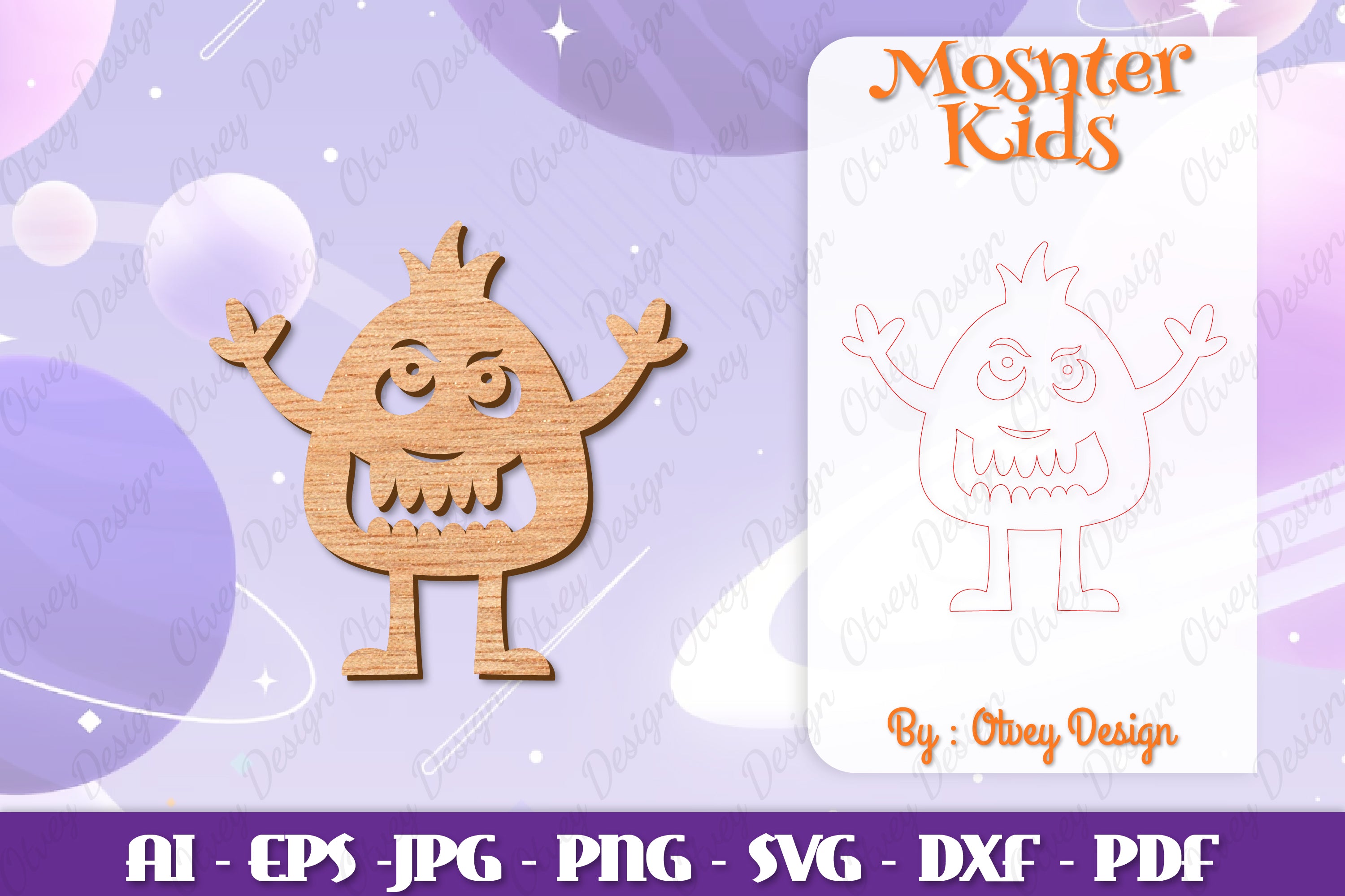 Cute Monster Designs SVG Bundle 5 - CraftNest - Digital Crafting and Art