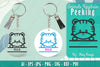 Animals Peeking Keychain SVG Bundle
