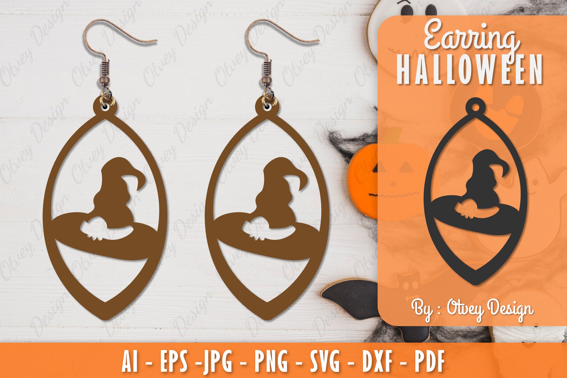 Earring Halloween Lasercut SVG Bundle 170 - CraftNest - Digital Crafting and Art