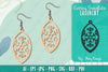 Snowflake Earring Lasercut SVG Bundle