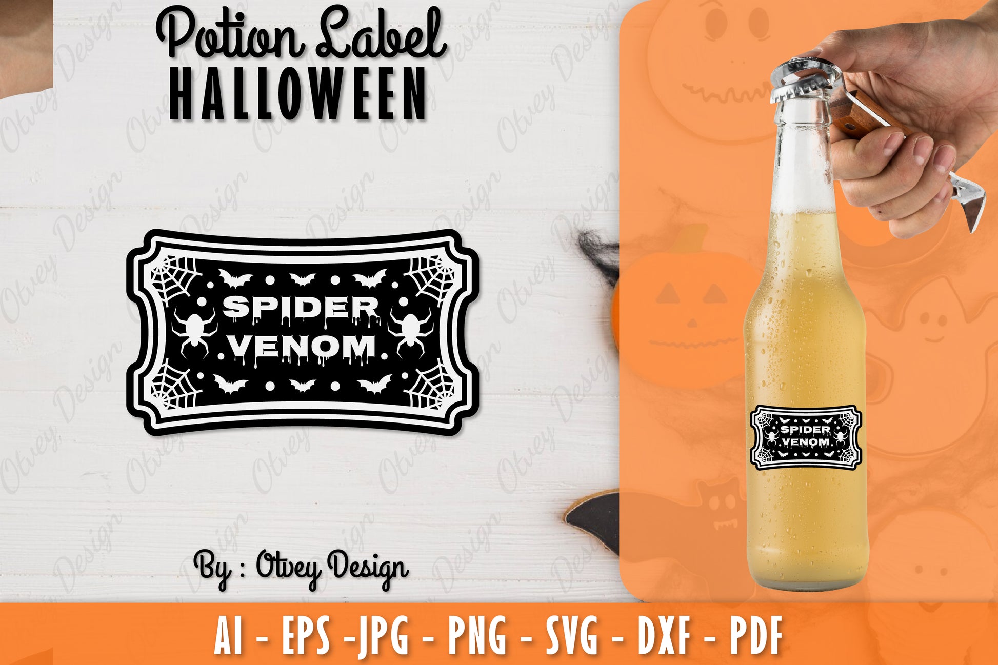 Halloween Potion Label SVG Bundle 36 - CraftNest - Digital Crafting and Art