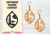 Lighthouse Earring Lasercut SVG Bundle