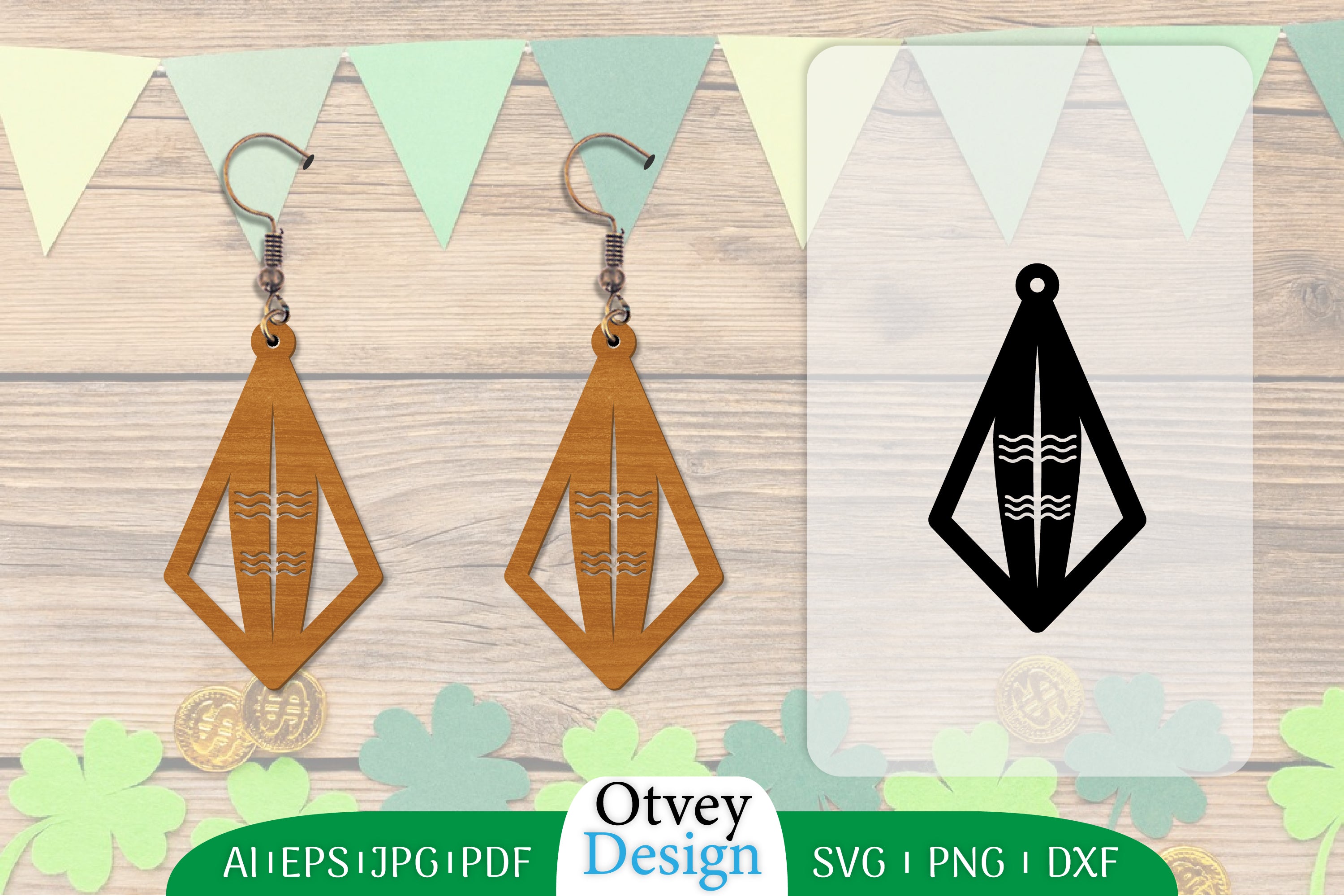 Earring Summer Lasercut SVG Bundle 34 - CraftNest - Digital Crafting and Art