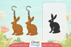 Earring Rabbit Lasercut SVG Bundle 5 - CraftNest - Digital Crafting and Art