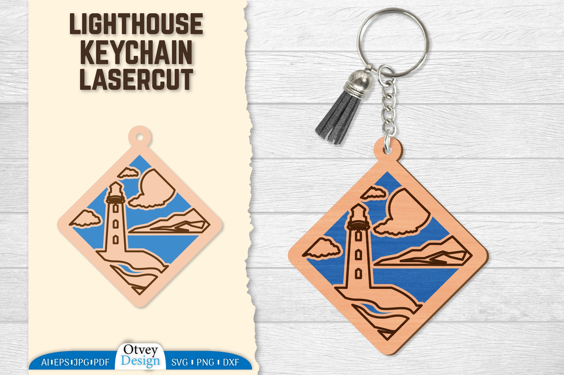 1985 Lighthouse Lasercut Ornament SVG Bundle - CraftNest - Digital Crafting and Art
