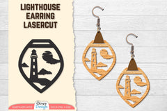 Lighthouse Earring Lasercut SVG Bundle 90 - CraftNest - Digital Crafting and Art