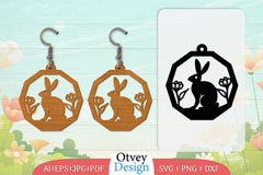 Earring Rabbit Lasercut SVG Bundle 86 - CraftNest - Digital Crafting and Art