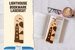 Lighthouse Bookmark SVG Bundle 8 - CraftNest - Digital Crafting and Art