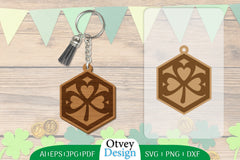 St Patrick's Day Keychain SVG Bundle 18 - CraftNest - Digital Crafting and Art