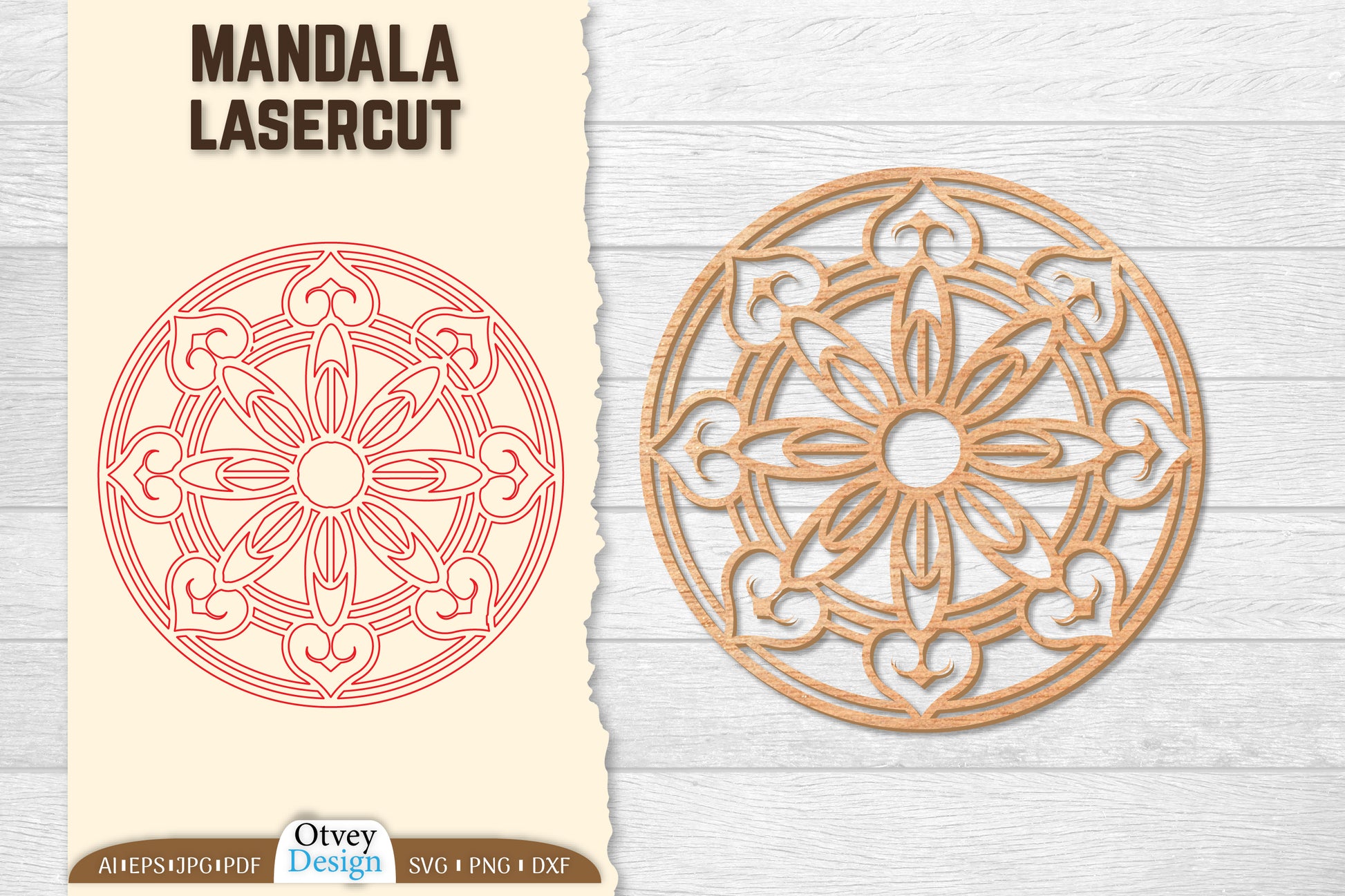 Mandala Lasercut SVG Bundle 5 - CraftNest - Digital Crafting and Art