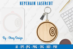 Ball Keychain SVG Bundle 6 - CraftNest - Digital Crafting and Art