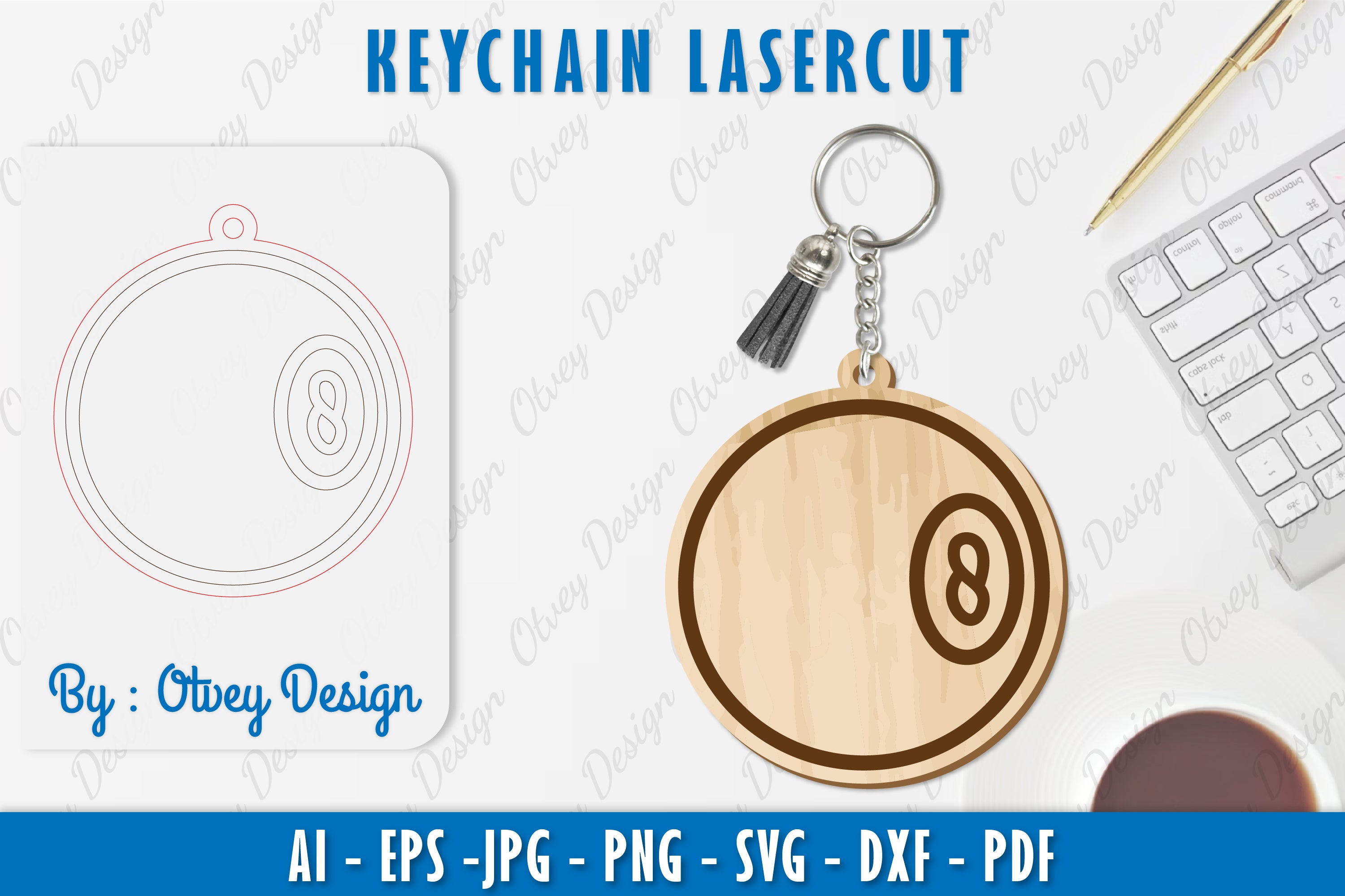 Ball Keychain SVG Bundle 6 - CraftNest - Digital Crafting and Art