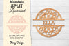 Mandala Split Lasercut SVG Bundle