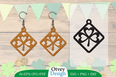 St Patrick's Day Earring Lasercut SVG Bundle 39 - CraftNest - Digital Crafting and Art