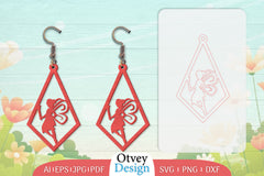 Fairy Earring Lasercut SVG Bundle 29 - CraftNest - Digital Crafting and Art