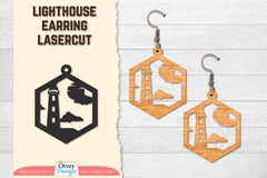 Lighthouse Earring Lasercut SVG Bundle 67 - CraftNest - Digital Crafting and Art