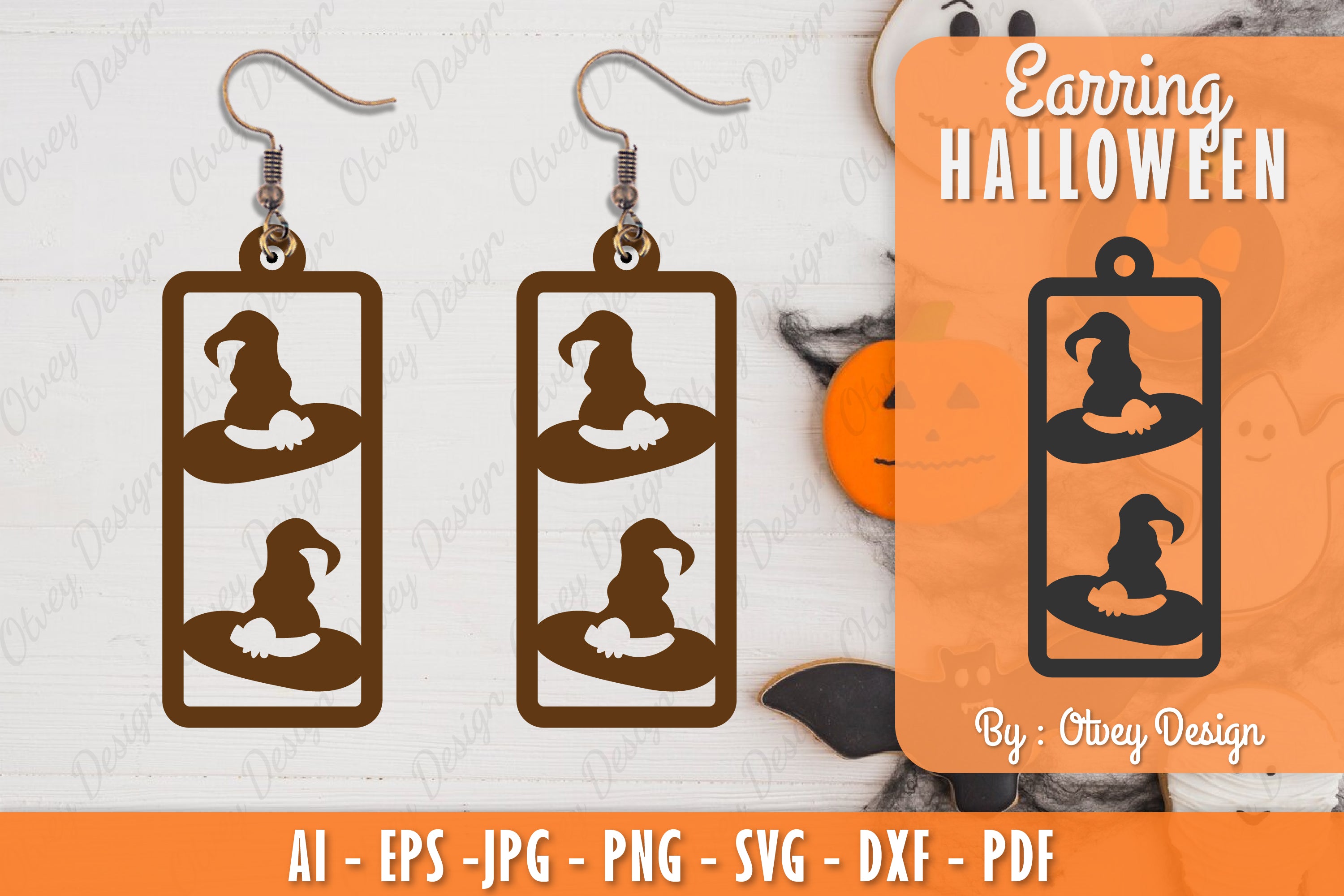 Earring Halloween Lasercut SVG Bundle 56 - CraftNest - Digital Crafting and Art