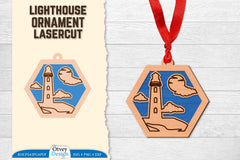 Lighthouse Lasercut Ornament SVG Bundle 44 - CraftNest - Digital Crafting and Art